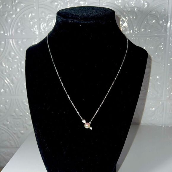 925 Italian Silver and Pearl - Picture 1 of 2